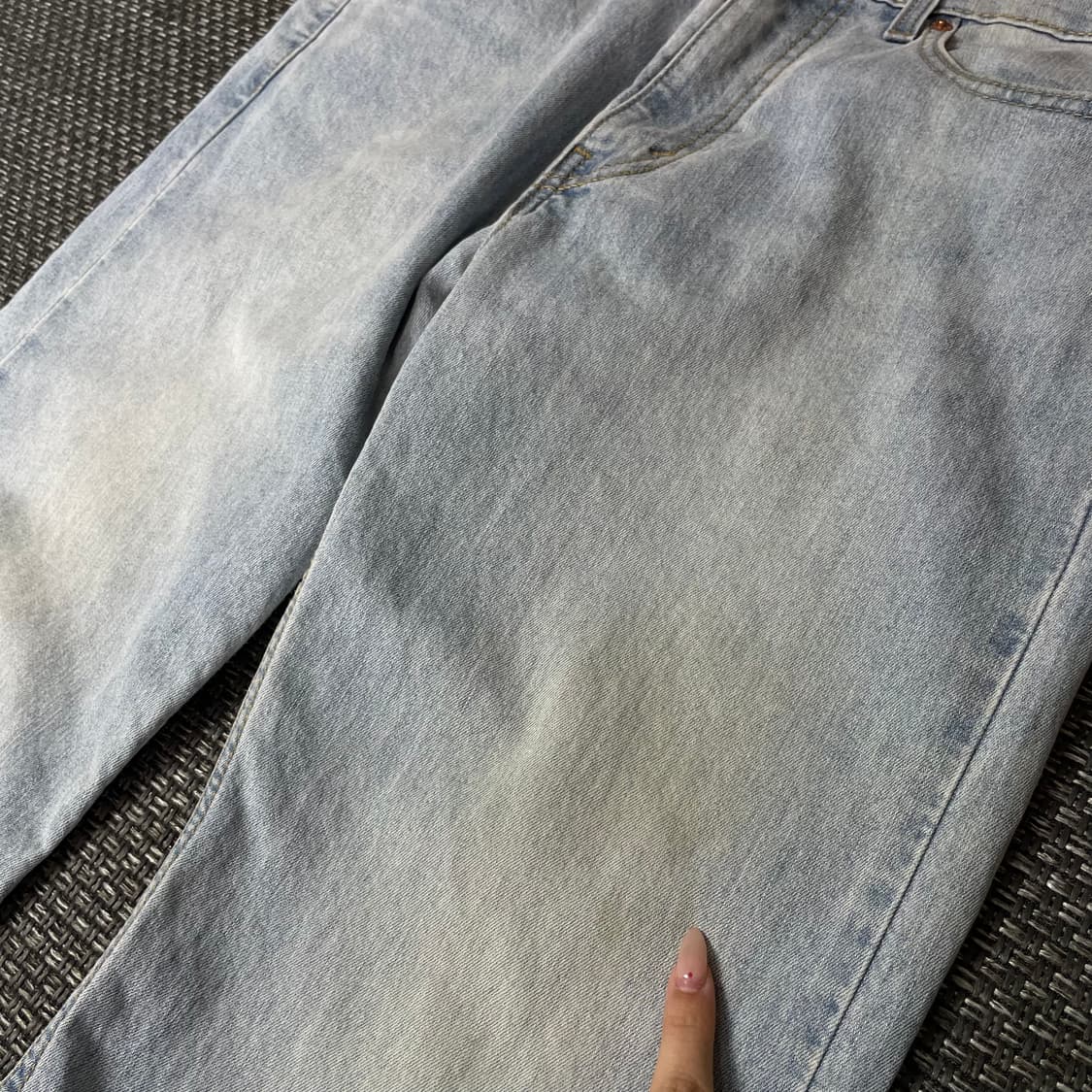 (32) 리바이스 502 32X32 연청 데님 팬츠 상품이미지4