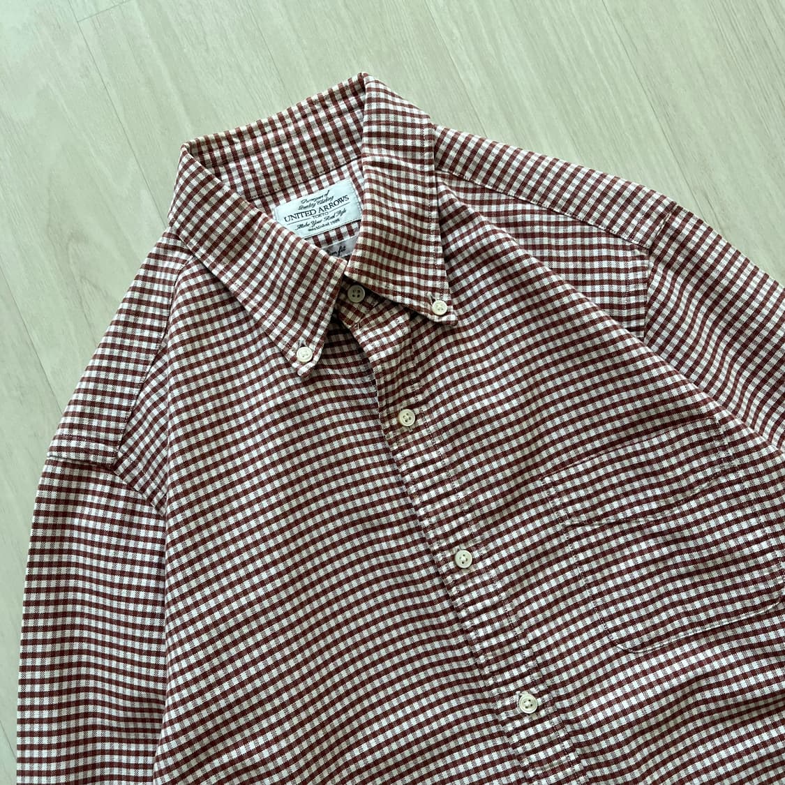 United Arrows . 유나이티드 에로우즈 체크 셔츠 상품이미지2