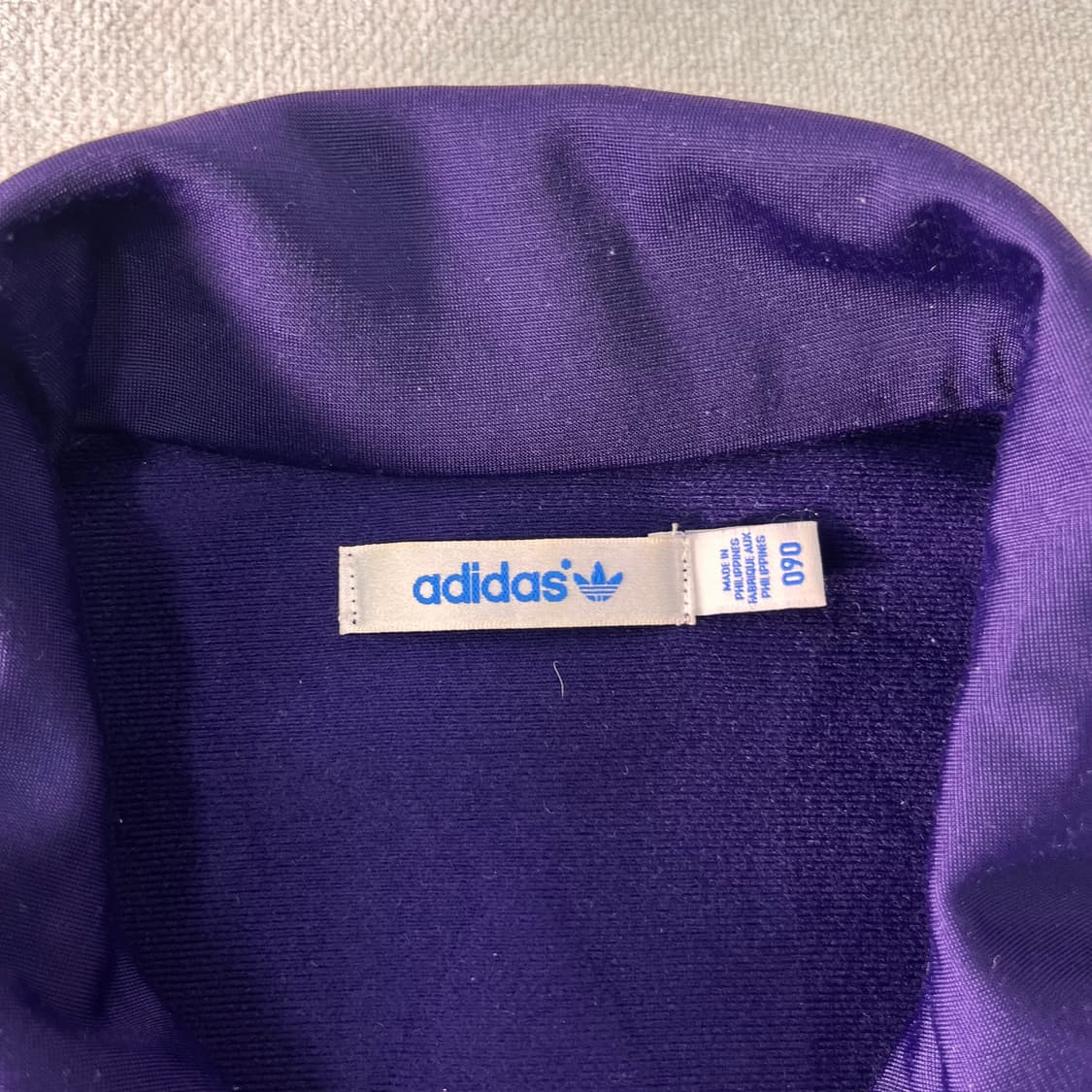 W 90 아디다스 퍼플 백로고 유로파 트랙탑 져지 상품이미지4