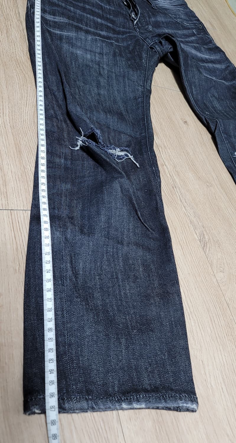 디스퀘어드 더블지퍼 듀얼 블랙 슬림진 상품이미지7