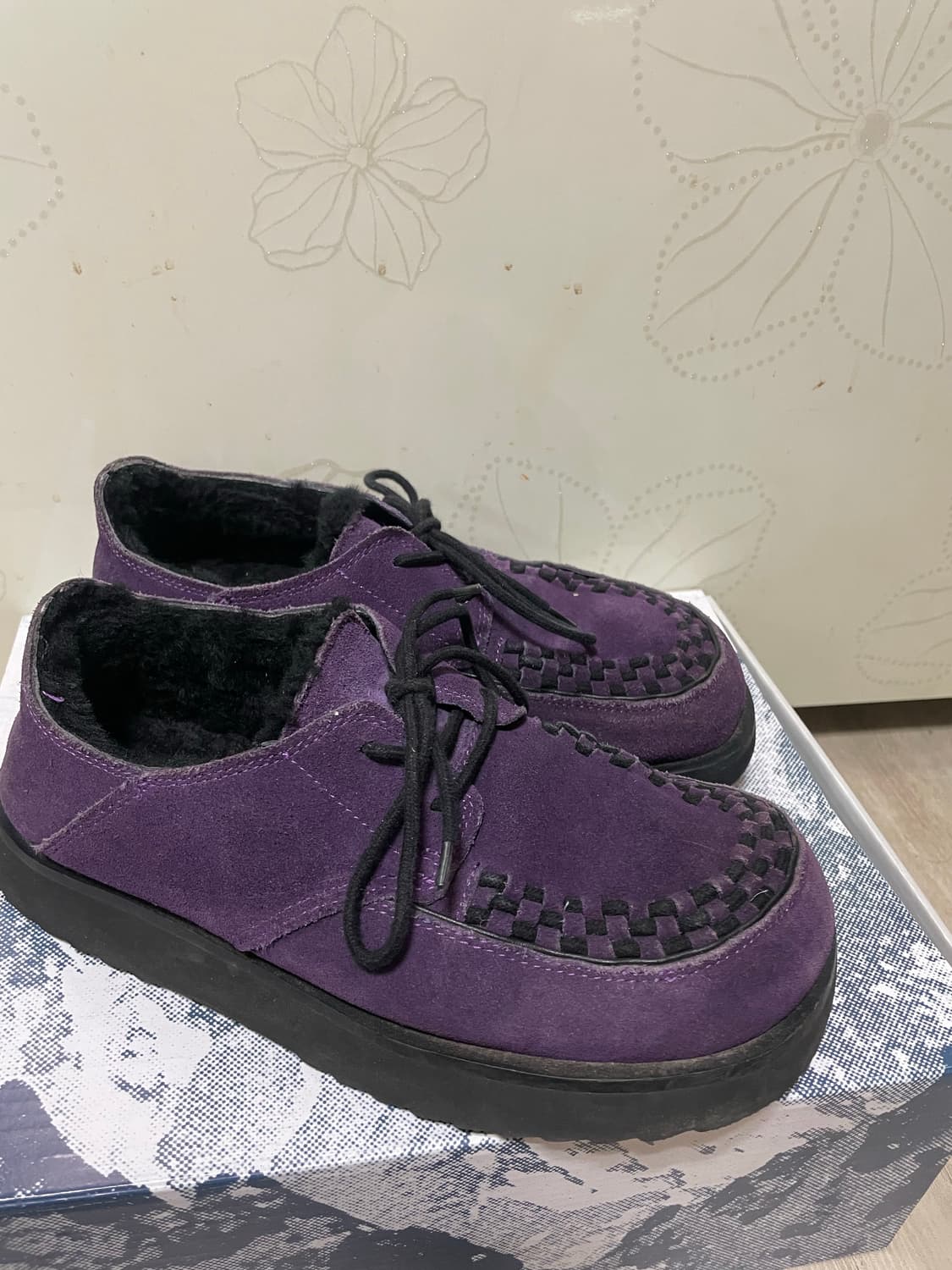 보위 윈터 슈즈 R24U001 (퍼플 스웨이드) 상품이미지3