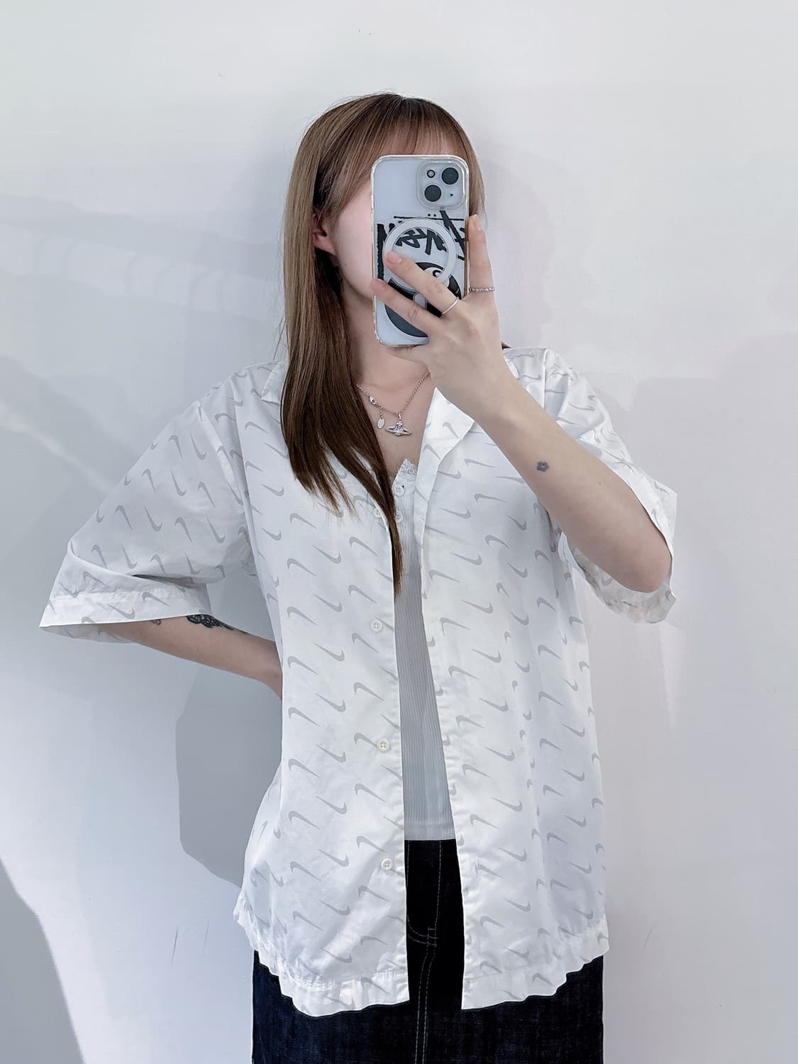 나이키 스우시 반팔 셔츠 상품이미지2