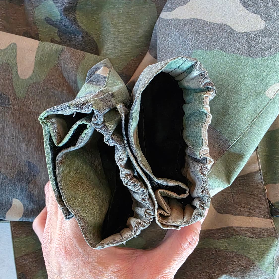 민트급상태!! 일본판 노스페이스 노벨티 카모플라쥬 바람막이 L(105) 상품이미지4