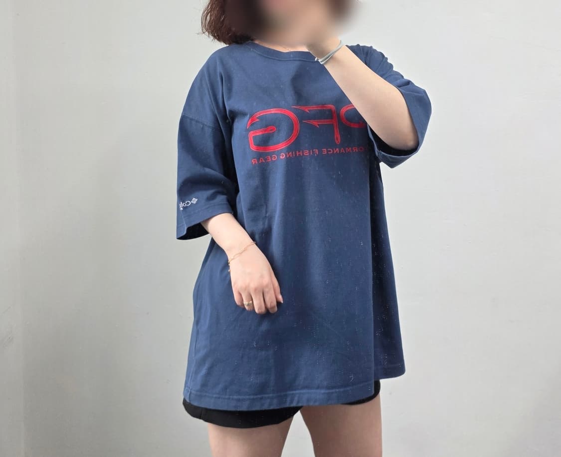 [프립]컬럼비아 반팔 티셔츠 블루네이비 상품이미지1