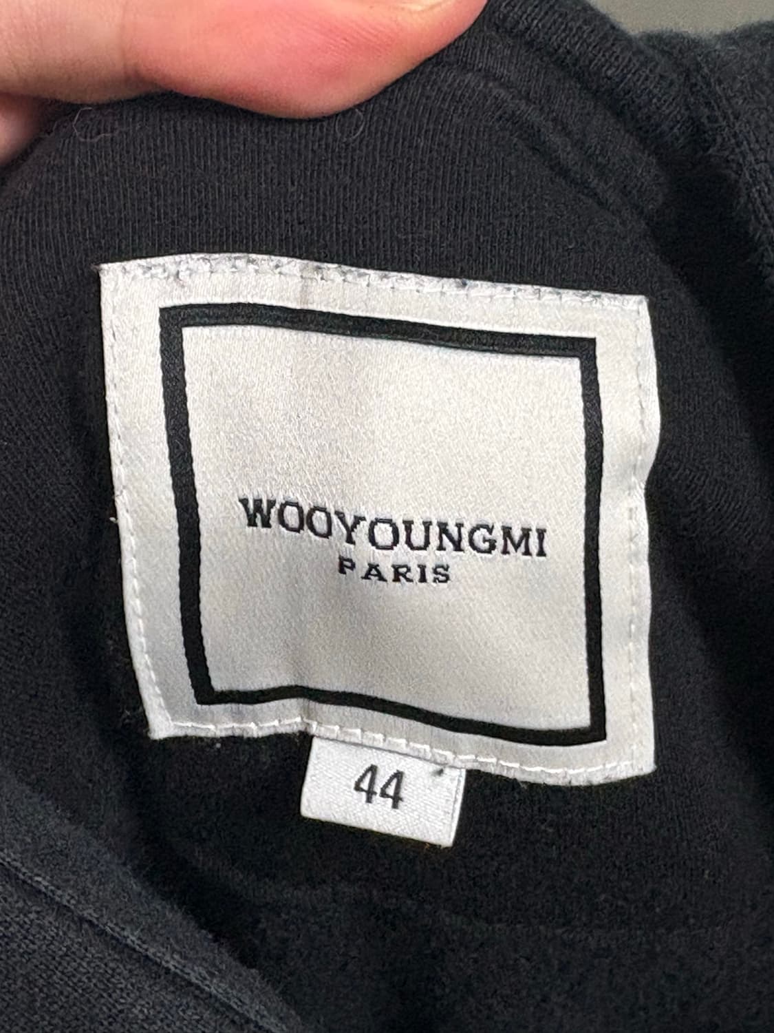 우영미 백로고 후드 44사이즈  상품이미지3