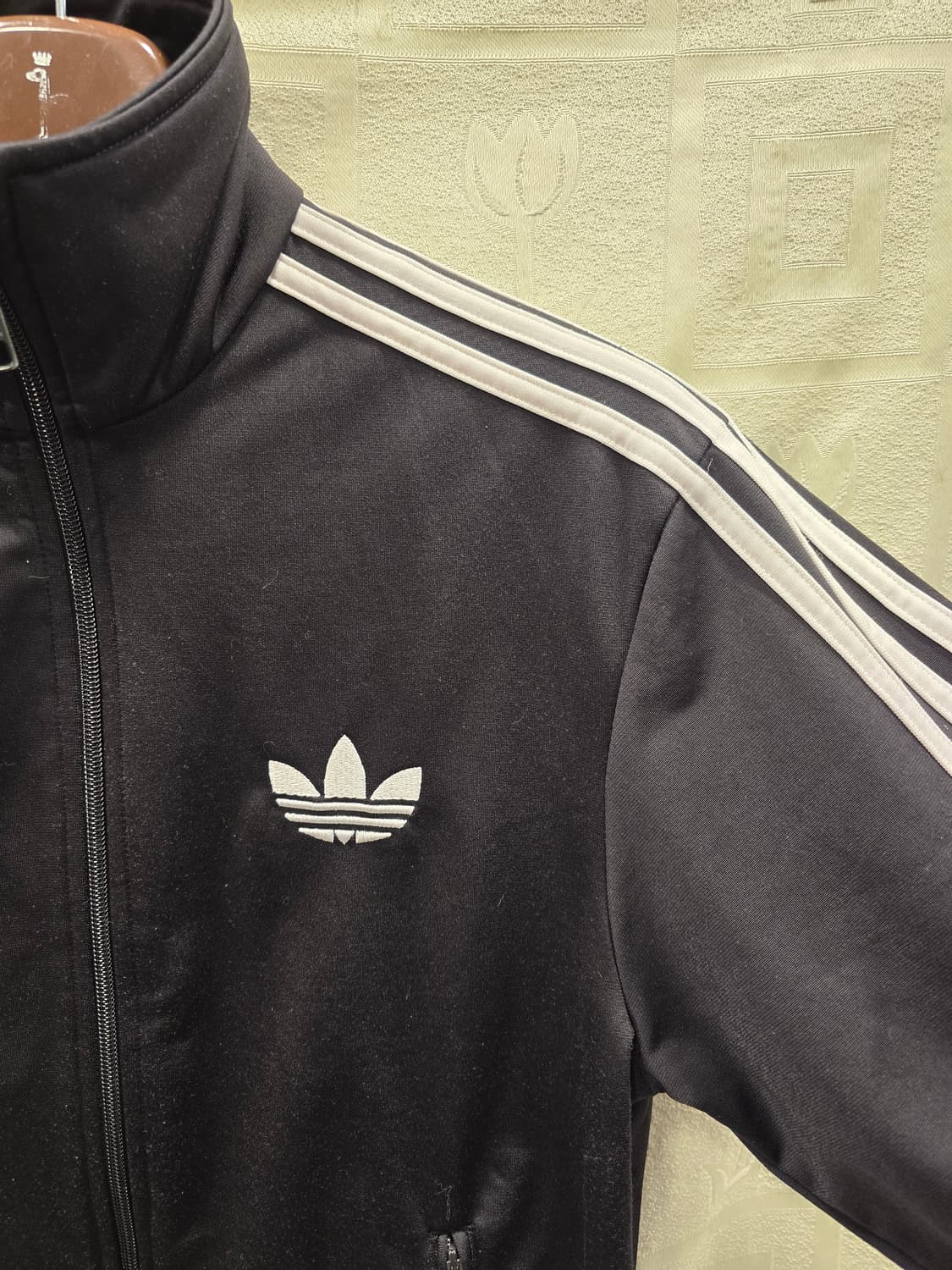 아디다스 기모 불꽃  삼선 트랙탑 블랙 져지 95 상품이미지3