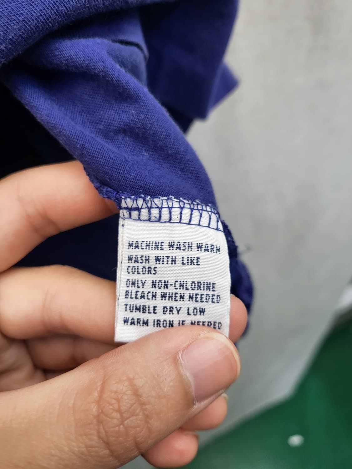 폴로 랄프로렌 블루 반팔 티셔츠 상품이미지4