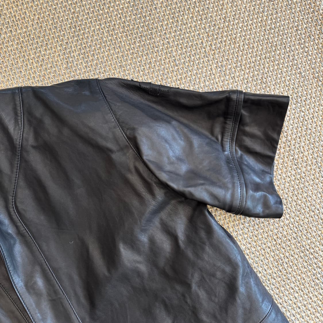 Marcelo Burlon 이탈리아 최상급 양가죽 베이스볼 자켓 셔츠 상품이미지3