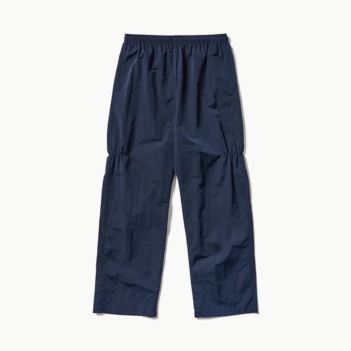 포에브 Shirring Nylon Straight Pants - Navy 상품이미지1
