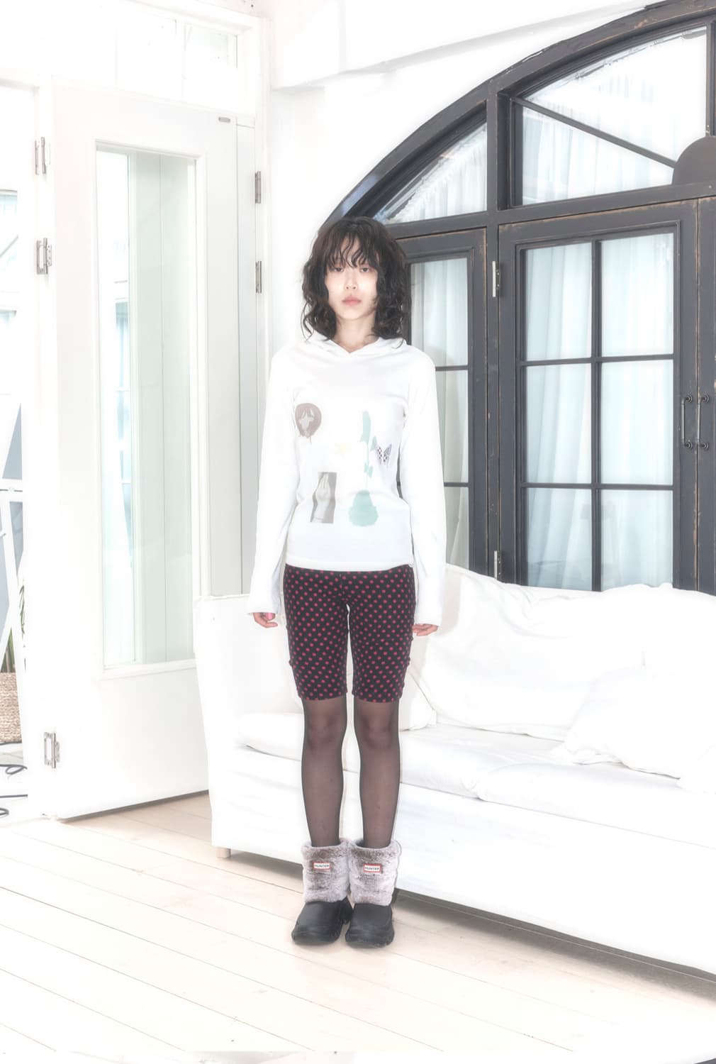 (구해요!) 영마일웨어 가든 슬림 후드티 상품이미지1