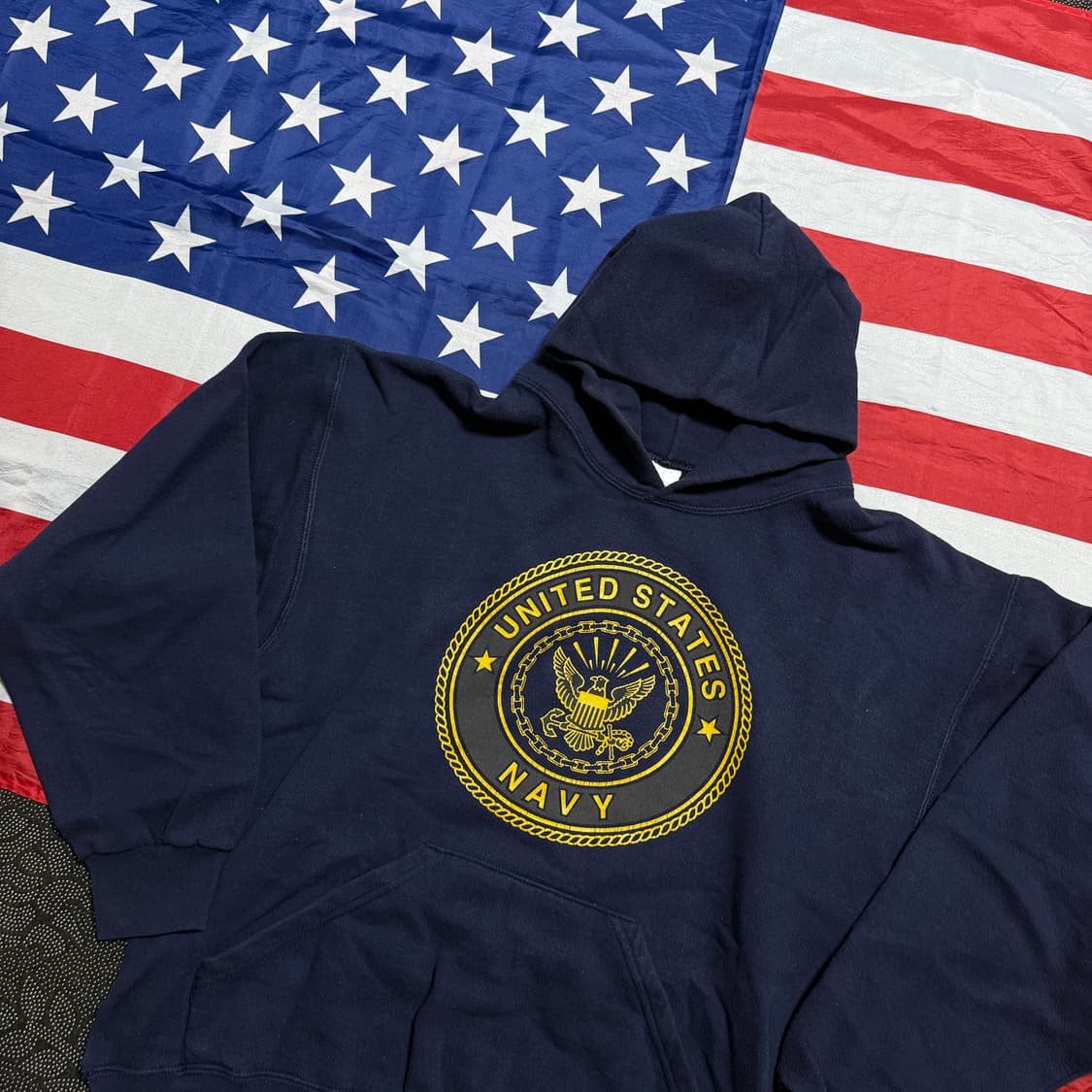 [M] 밀리터리 미 해군 NAVY 스웻 후드 티셔츠  US-18 상품이미지2