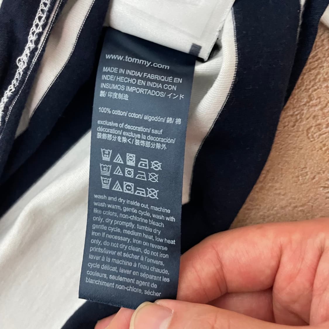 [XS] 타미힐피거 스트라이프 롱슬리브 (새상품급) 상품이미지5