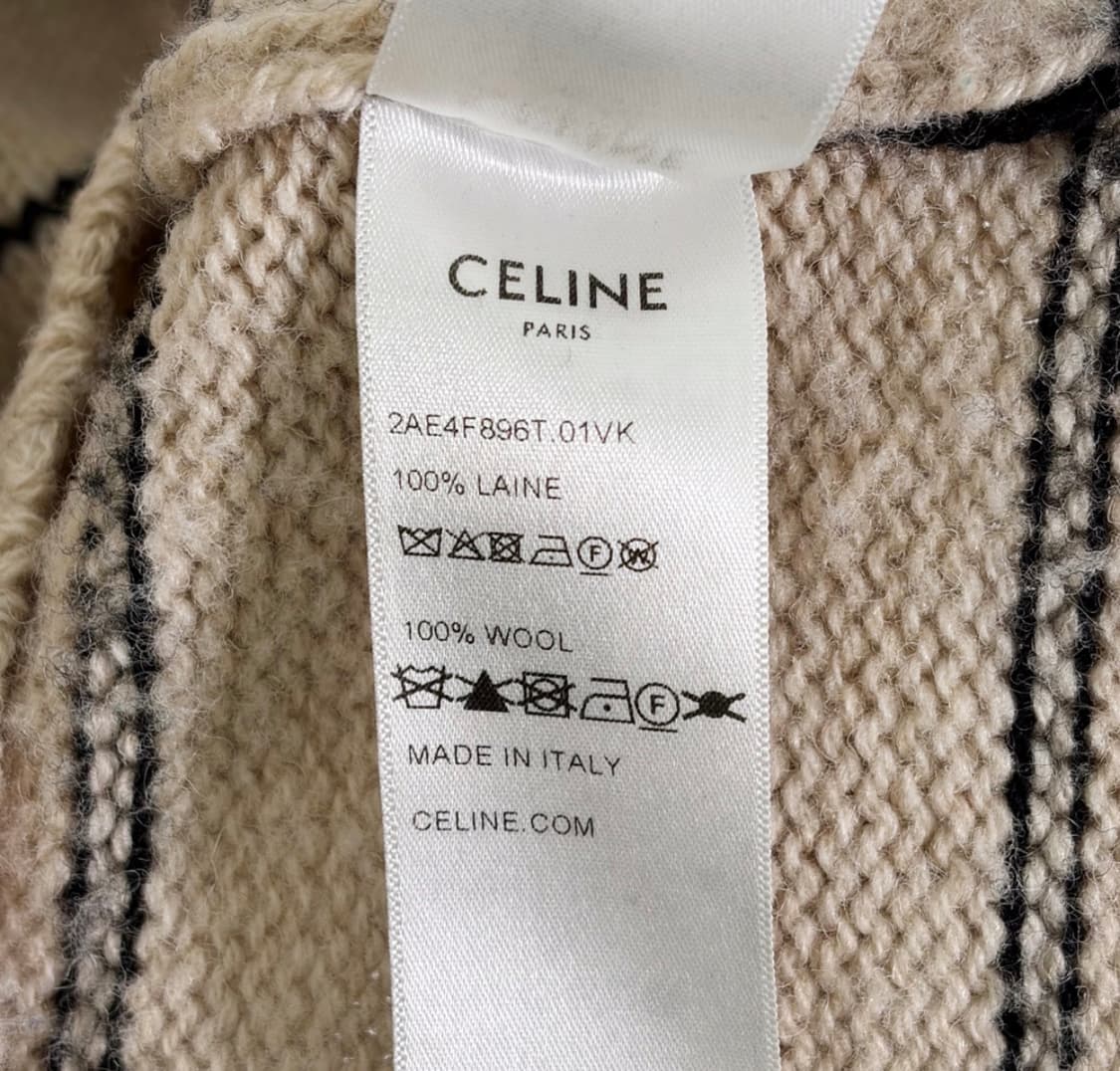 [M] 셀린느 24fw 남성 울 트리오페 트리옹프 스트라이프 니트 스웨터 상품이미지9