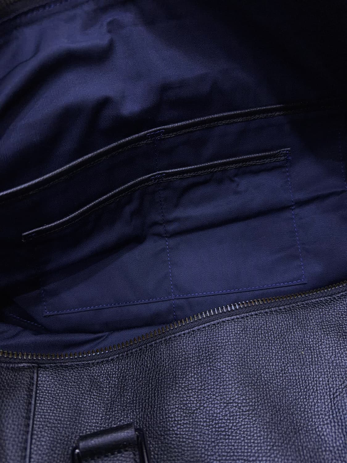 쌤소나이트 레더 보스턴 더플백 벨티드 블랙 백 상품이미지9