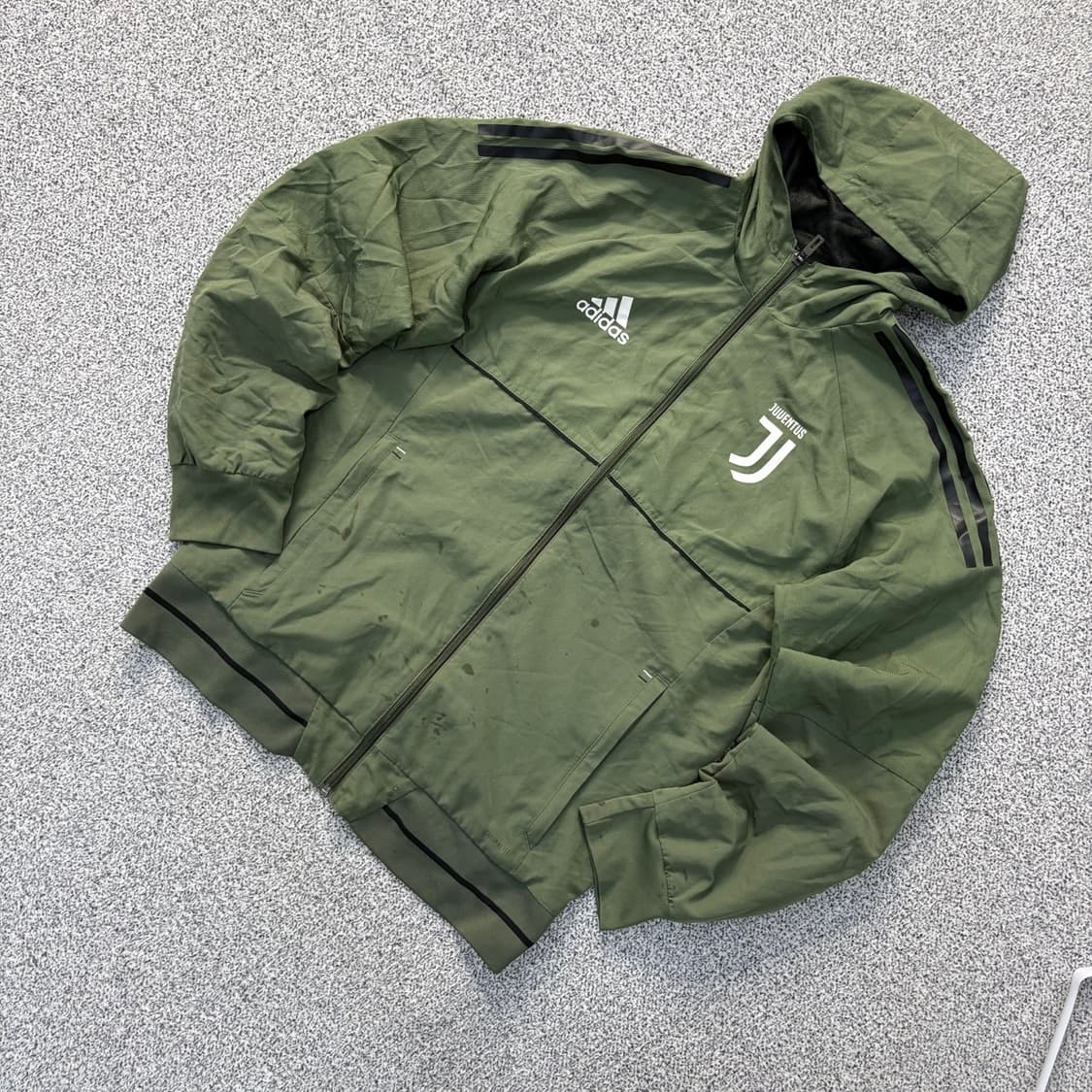 105 아디다스 Adidas 후드 자켓 0602J1 상품이미지1