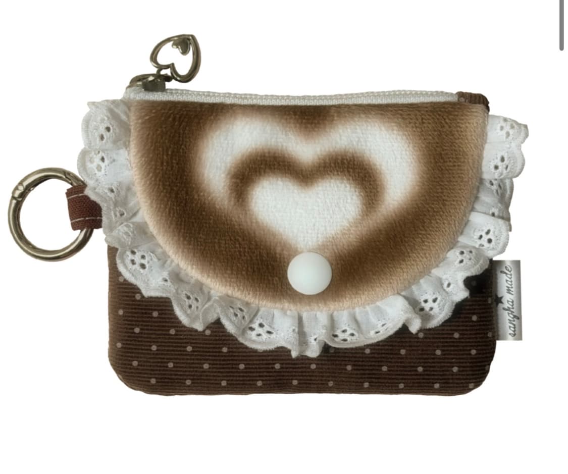 브로콜리 상하 라떼 카드지갑 라떼갸루 상품이미지1