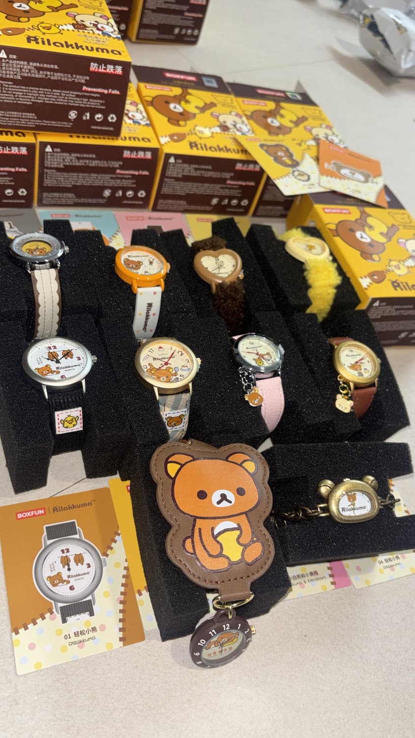 리락쿠마 손목시계 캐릭터 시계 블라인드백 상품이미지1