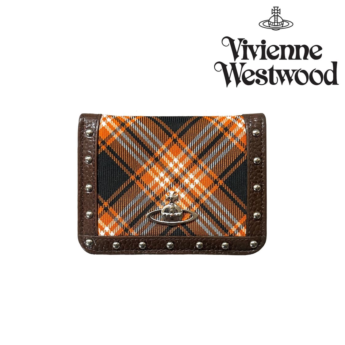[희귀] 비비안웨스트우드 스터드 카드지갑 반지갑 상품이미지1