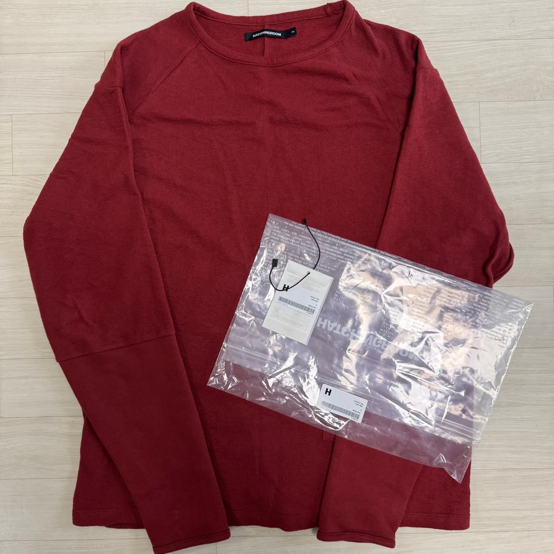 해칭룸 Incision Dark Red 인시젼 다크레드 2사이즈 상품이미지4