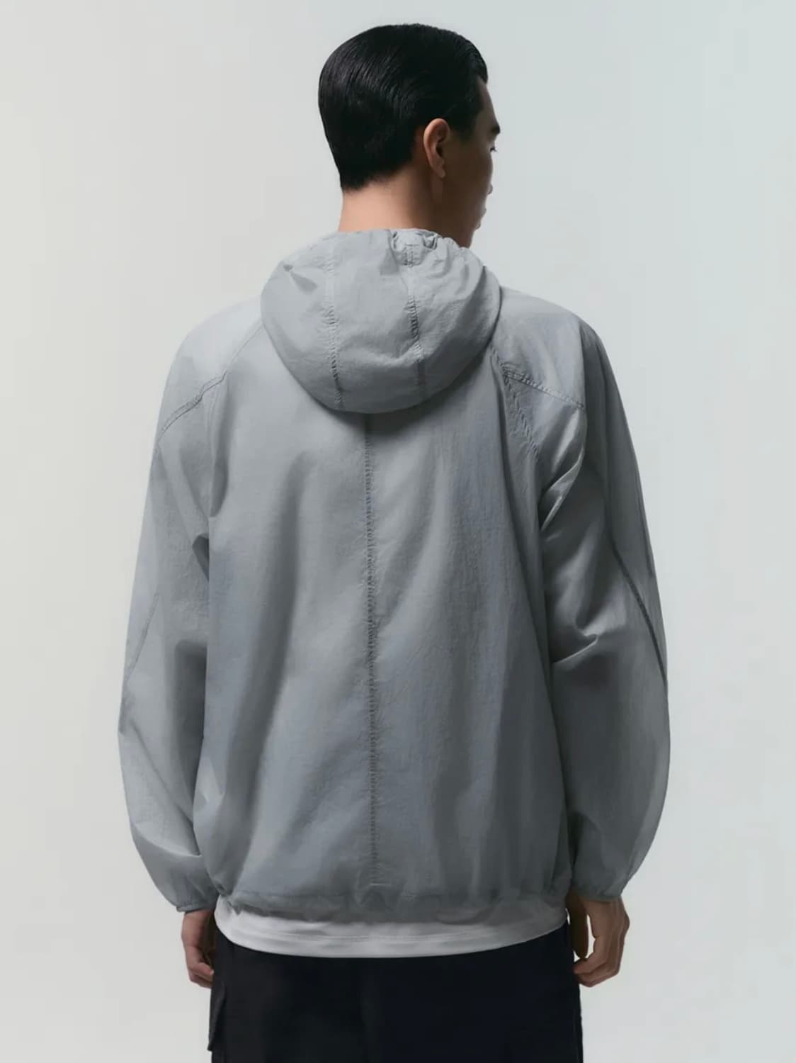 무신사스탠다드 시티 레저 시어 윈드브레이커 재킷 라이트 그레이 상품이미지3