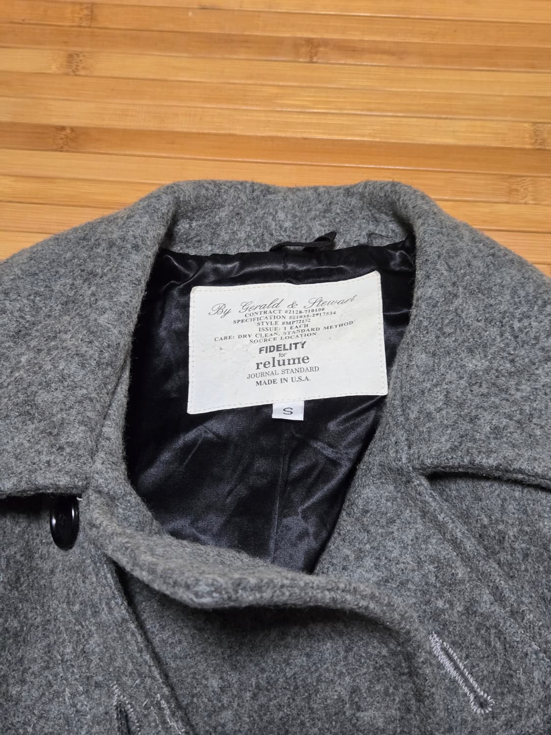 피델리티 울 피코트 상품이미지5