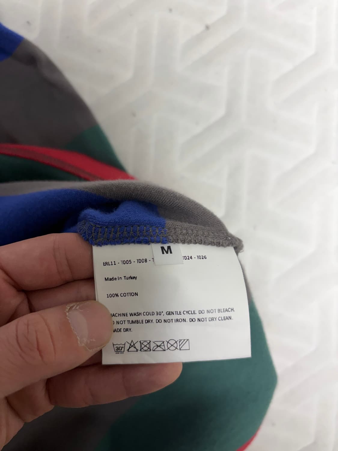 Erl 이알엘 스트라이프 폴로셔츠 25FW M사이즈 상품이미지5