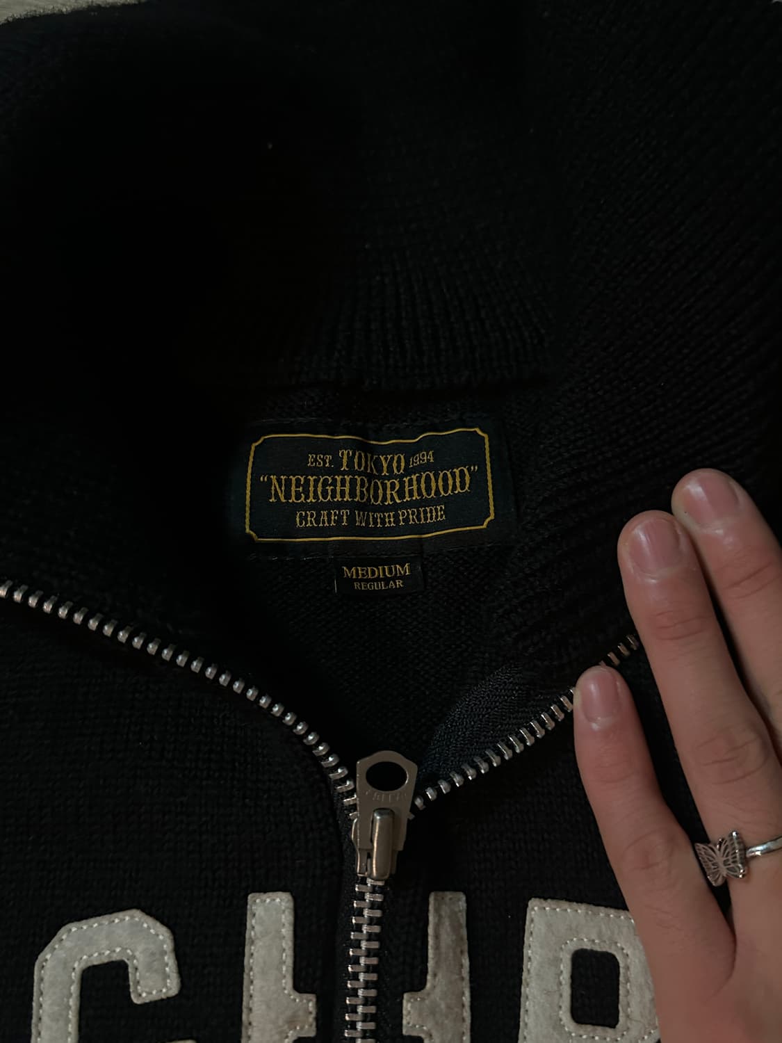 네이버후드 17aw 레이싱 하프 집업 저지 상품이미지4