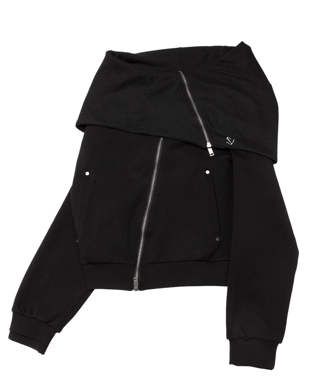 스키즘 인듀싱 CONVERTIBLE ZIP HOODIE BLACK 상품이미지2