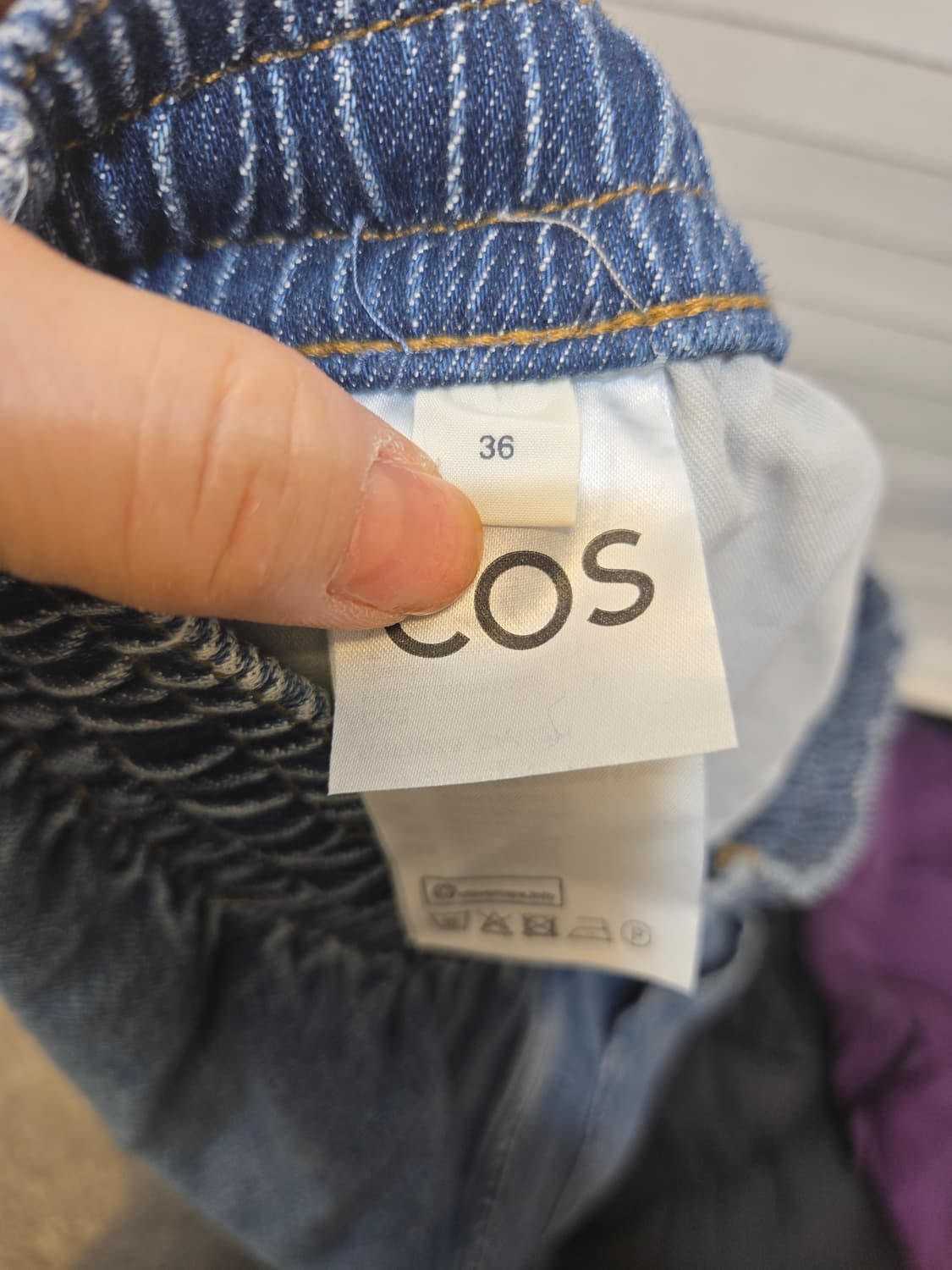 COS 배럴 레그 데님 트라우저 상품이미지8