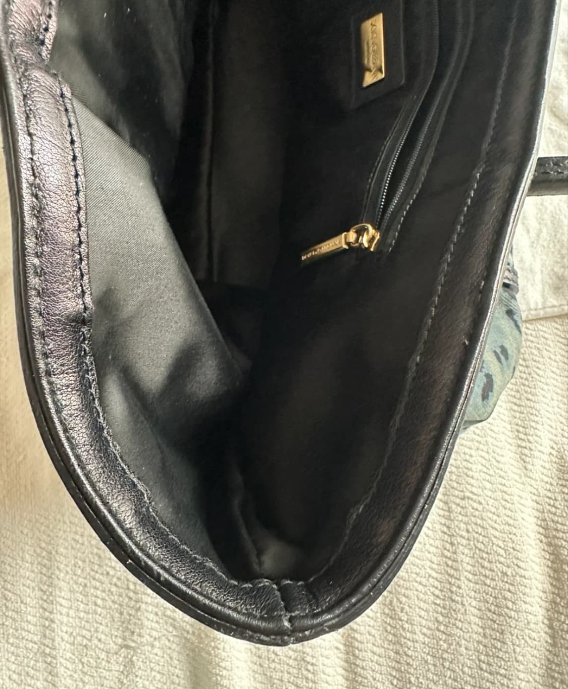 돌체앤가바나 Dolce & Gabbana 레오파드 숄더백 블루 핸드백 상품이미지4