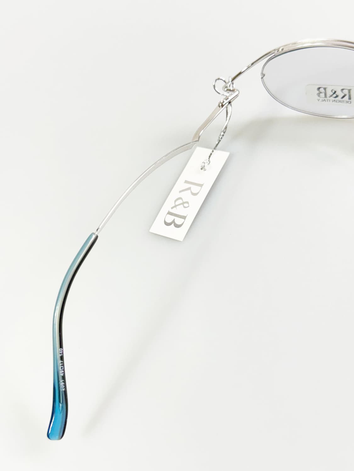 R&B EYEWEAR 실버 반무테 오벌 메탈 빈티지 안경 상품이미지8