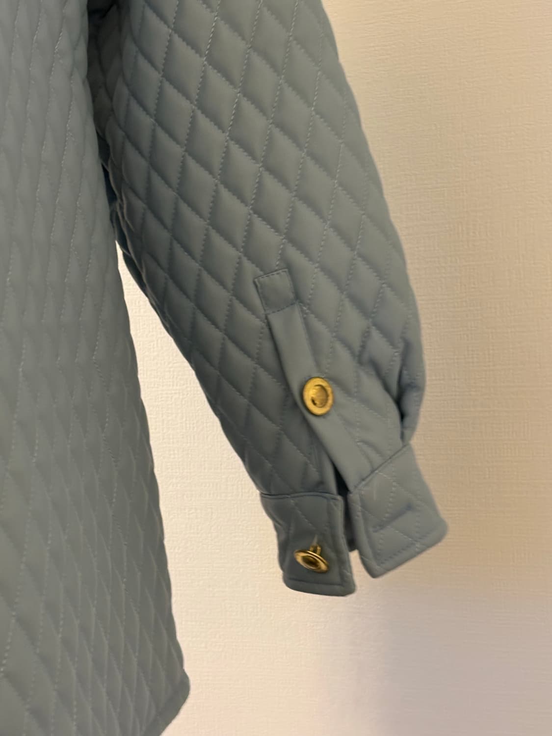 하우스오브써니 퀼트 셔츠 자켓 블루 uk6 상품이미지6