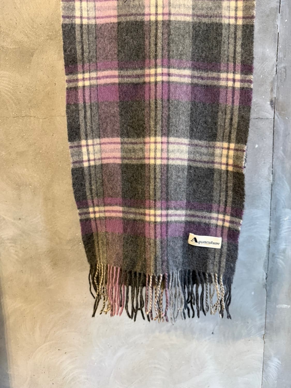 아쿠아스큐텀 캐시미어 머플러 상품이미지6