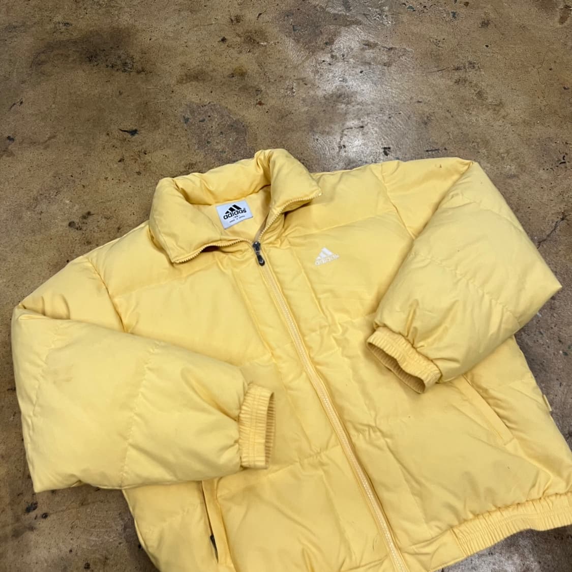 아디다스 옐로우 병아리 숏패딩 95 상품이미지1