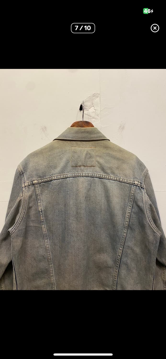 셀비지 데님 트러커 자켓 상품이미지7