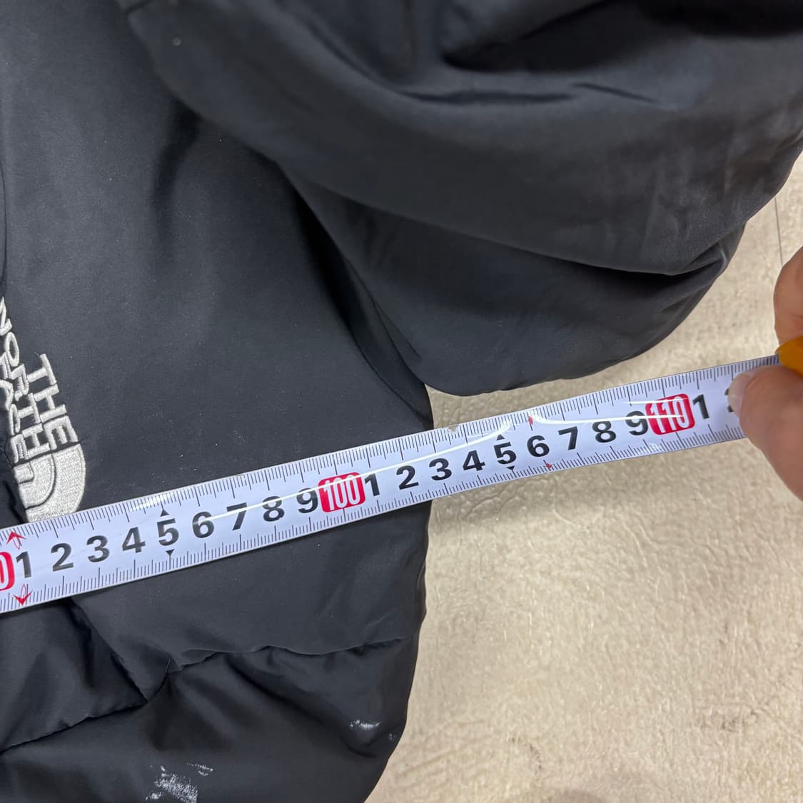 노스페이스 구스다운 블랙 롱패딩 상품이미지6
