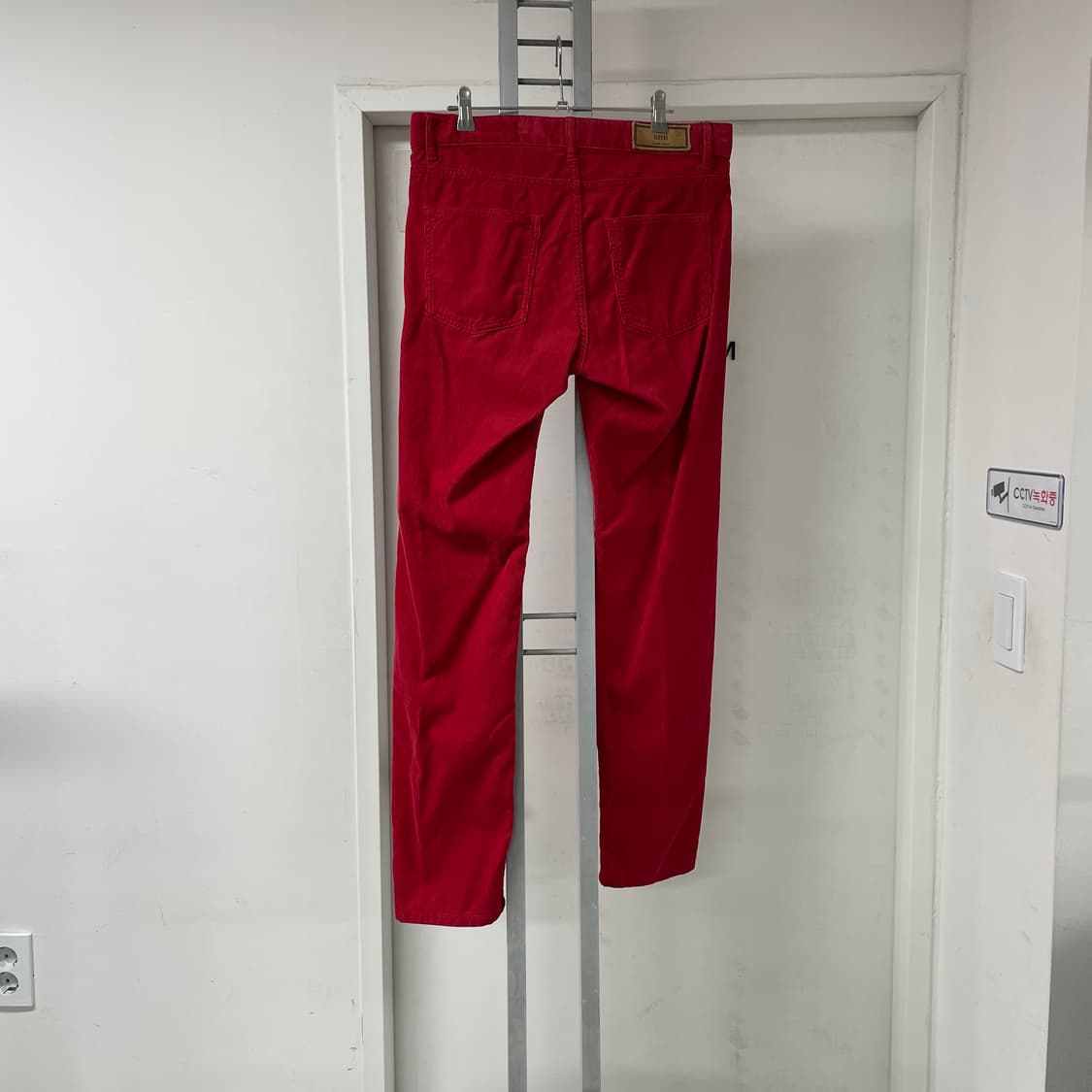 AMI 아미 코듀로이 팬츠 레드 M 상품이미지1