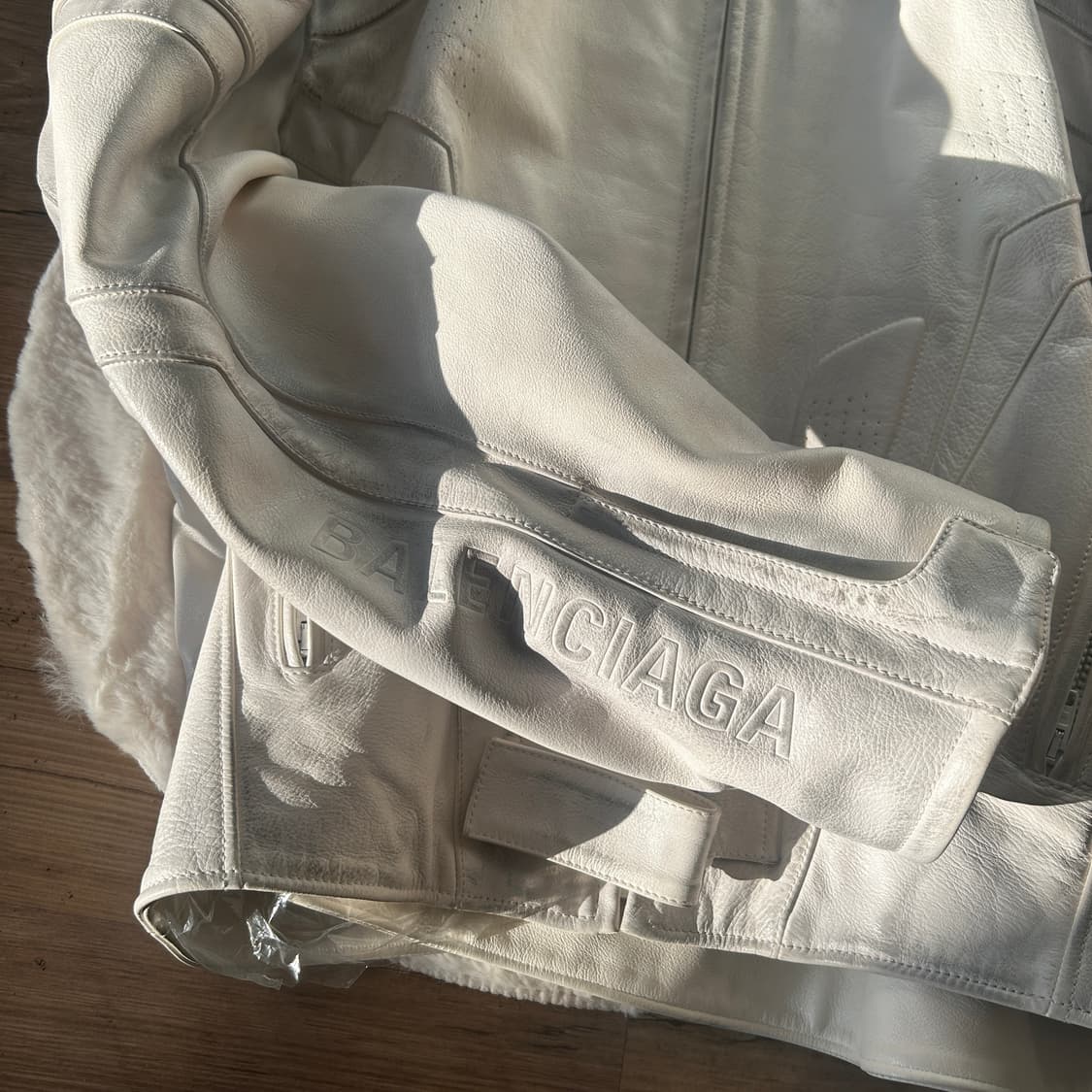 발렌시아가 모터사이클 레더 바이커 자켓 상품이미지8