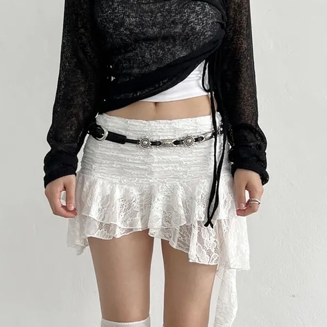 [새상품] 빈티지 레더 벨트 상품이미지3