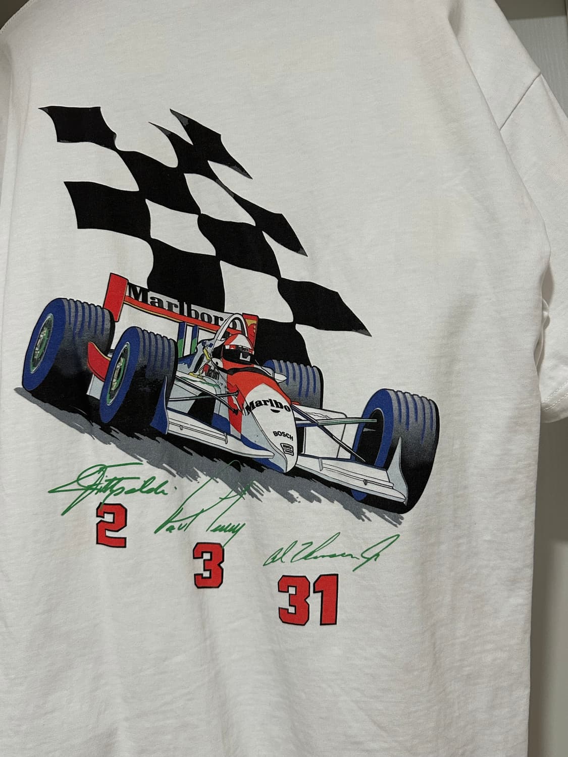 말보로 빈티지 레이싱 티셔츠 상품이미지5