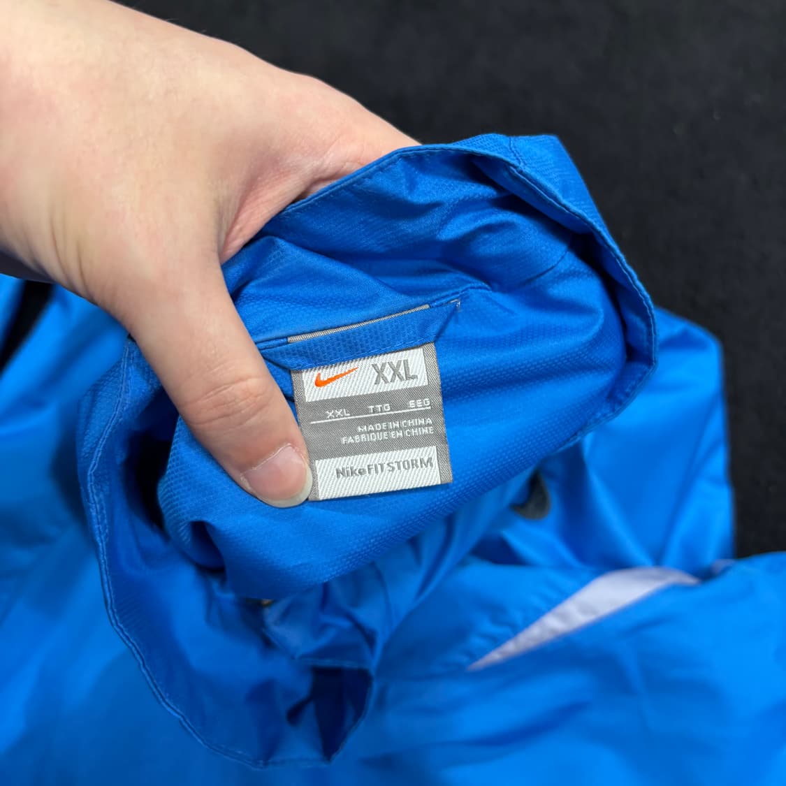 2XL 나이키 블루 토탈90 바람막이 상품이미지5