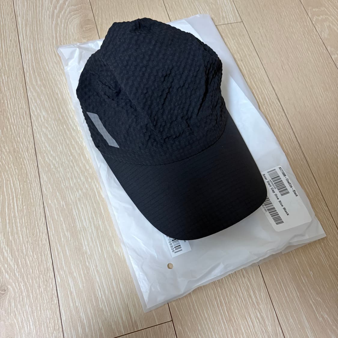 소어러닝 캡 블랙 새상품 상품이미지2