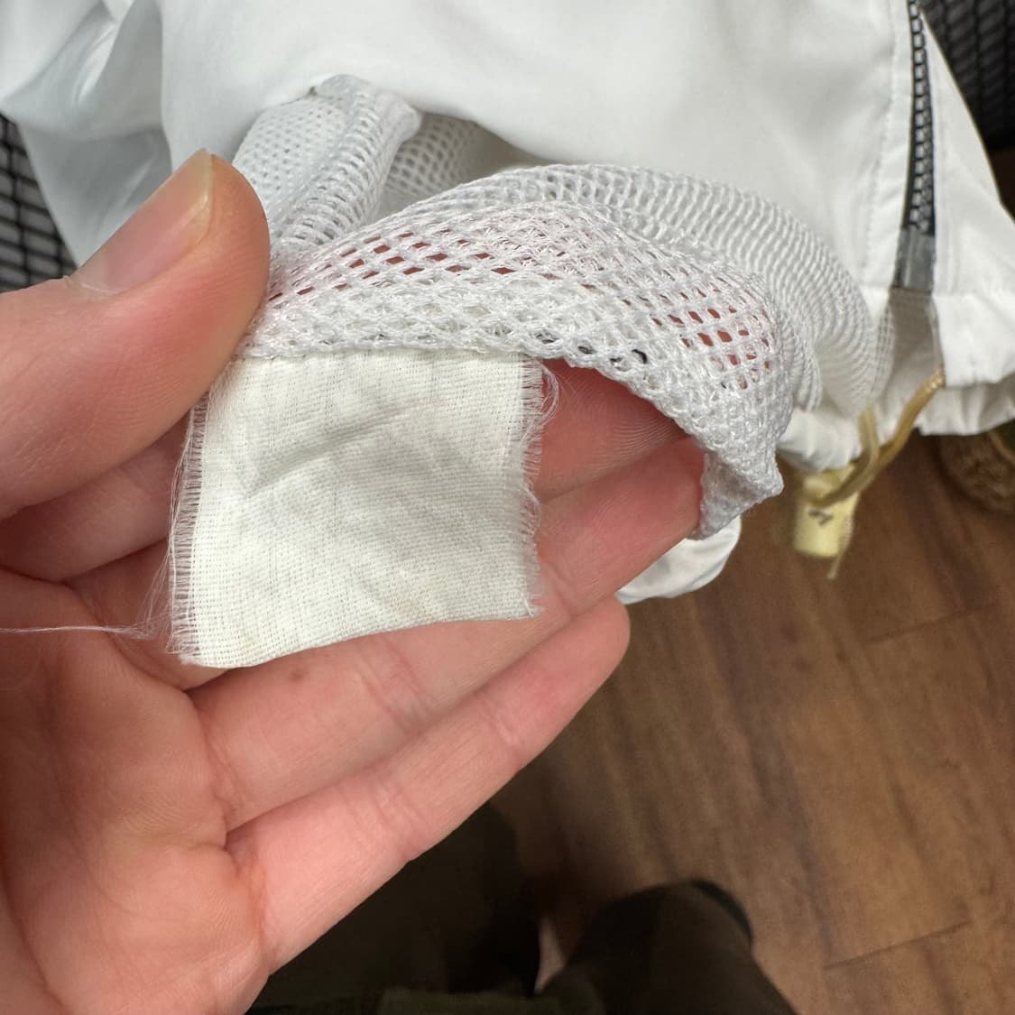 90s 알프레도 베르사체 바람막이 후면 메두사 로고 포인트 화이트 상품이미지10