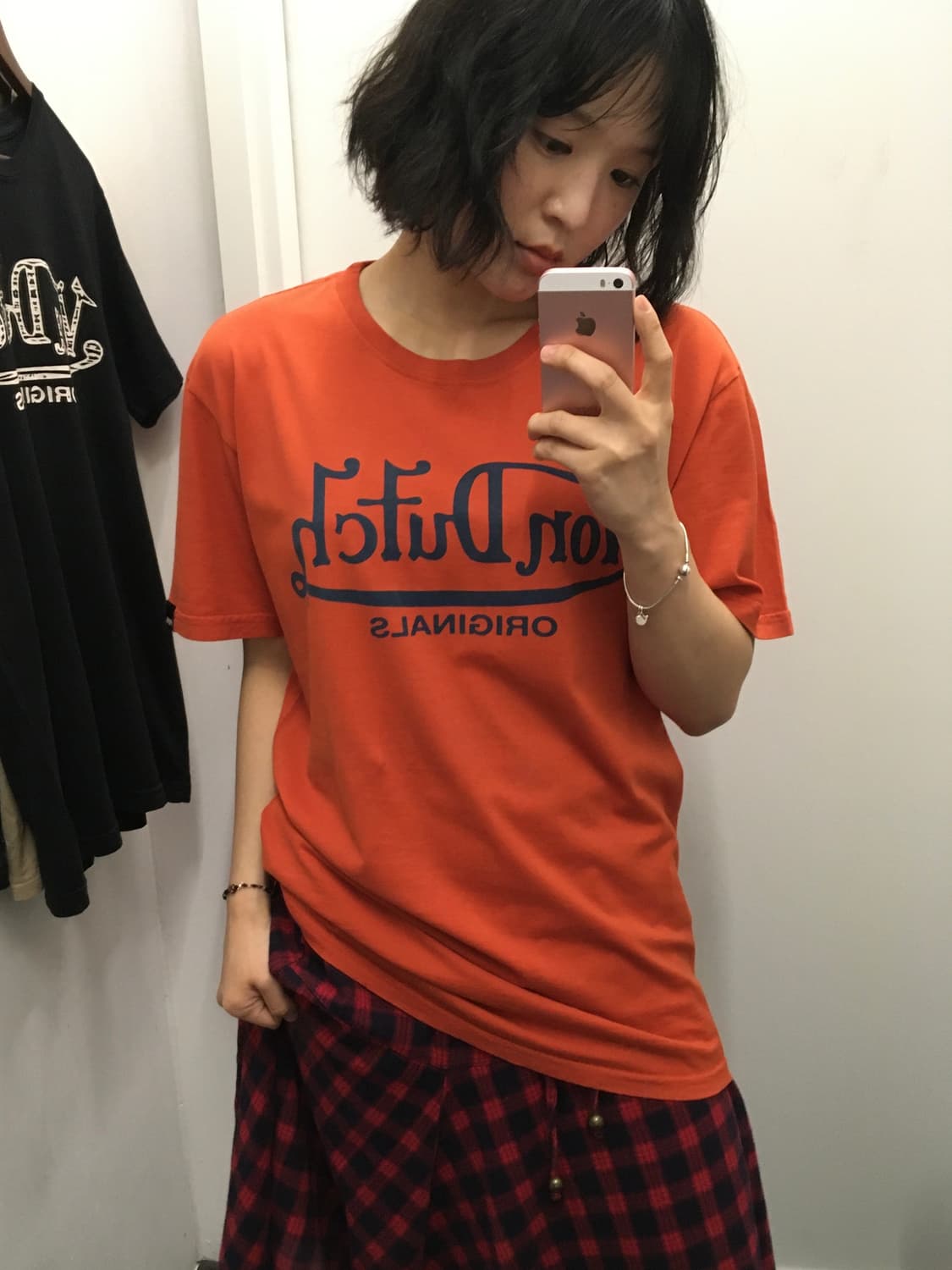 본더치 시그니처 로고 반팔 오렌지 상품이미지1