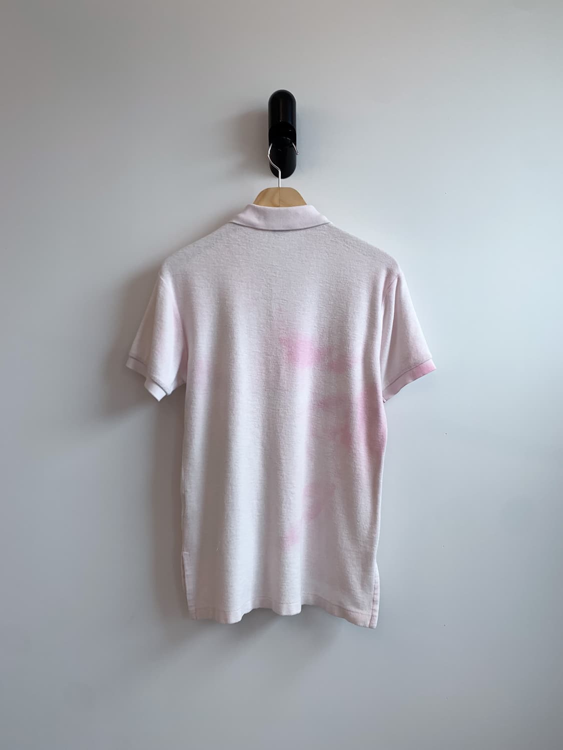 여성 95 폴로 랄프로렌 타이다이 핑크 테리 반팔 상품이미지3