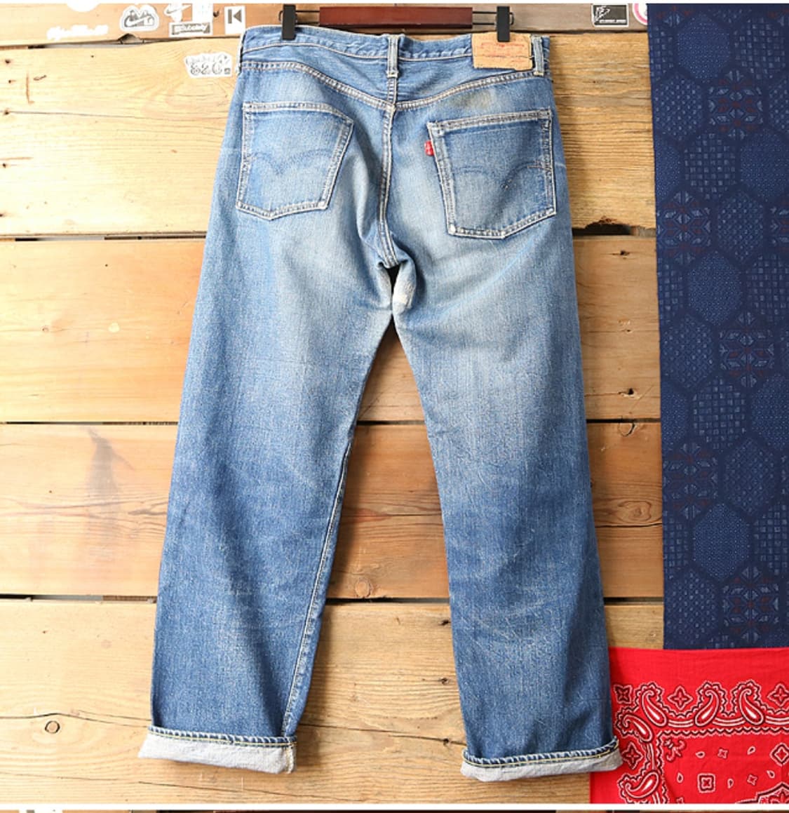 미국 메이드 60s LEVIS 리바이스 501XX A 타입 빅E 빈티지
 상품이미지4