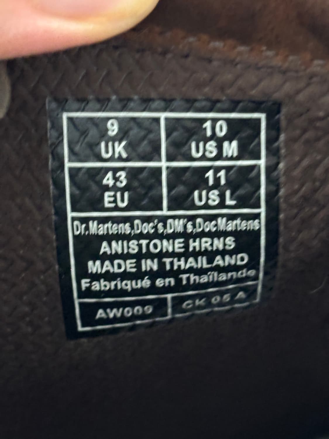 닥터마틴 크레이호스 앵클부츠 / 바이커 엔지니어 UK9 (280) 상품이미지7