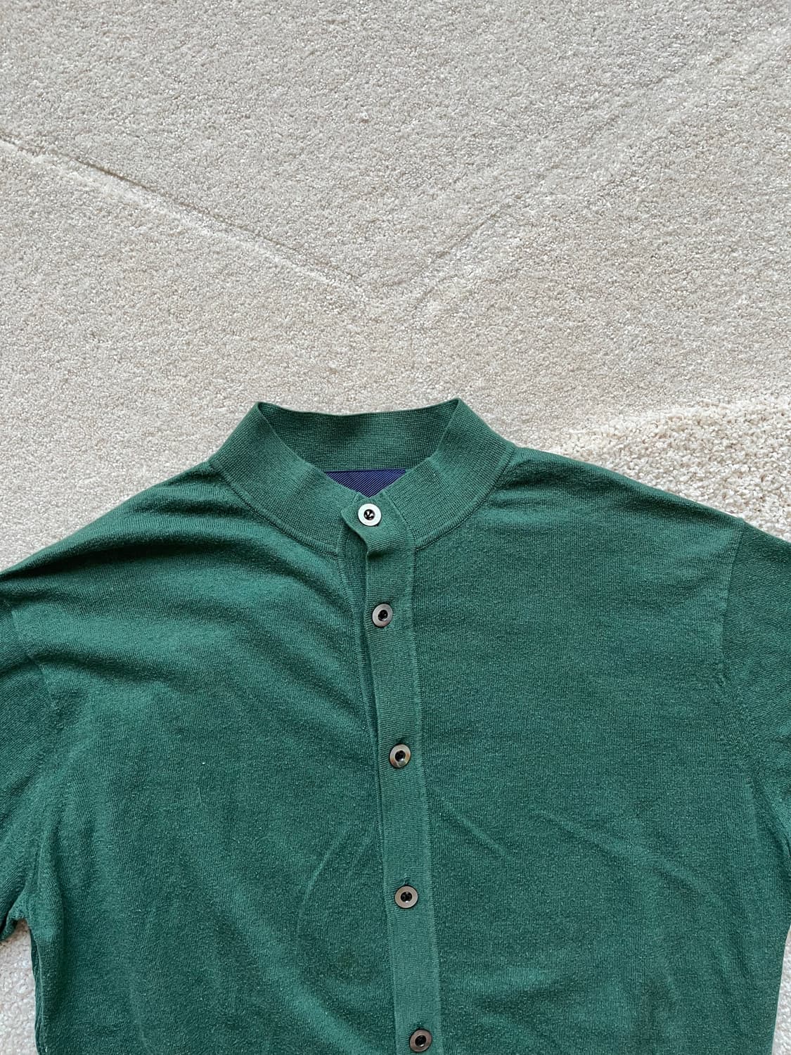 쉽스 스탠드칼라 니트 가디건 (95-103) 상품이미지3