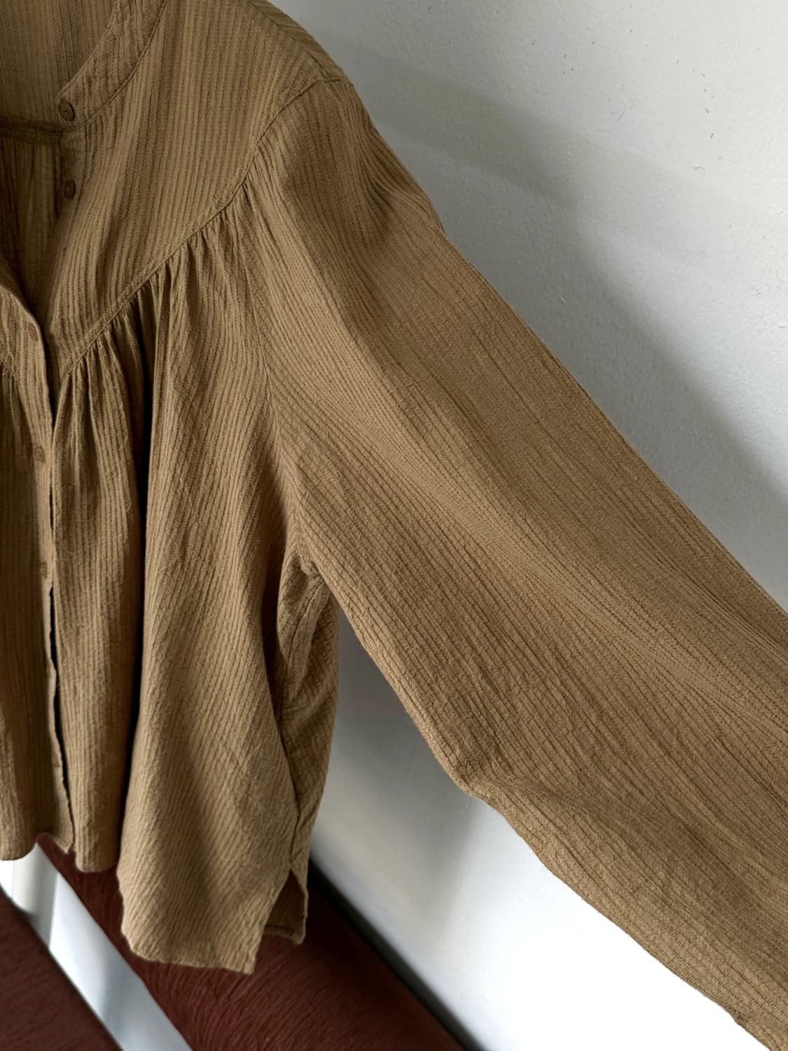 High gauge natural cotton design shirt 상품이미지5