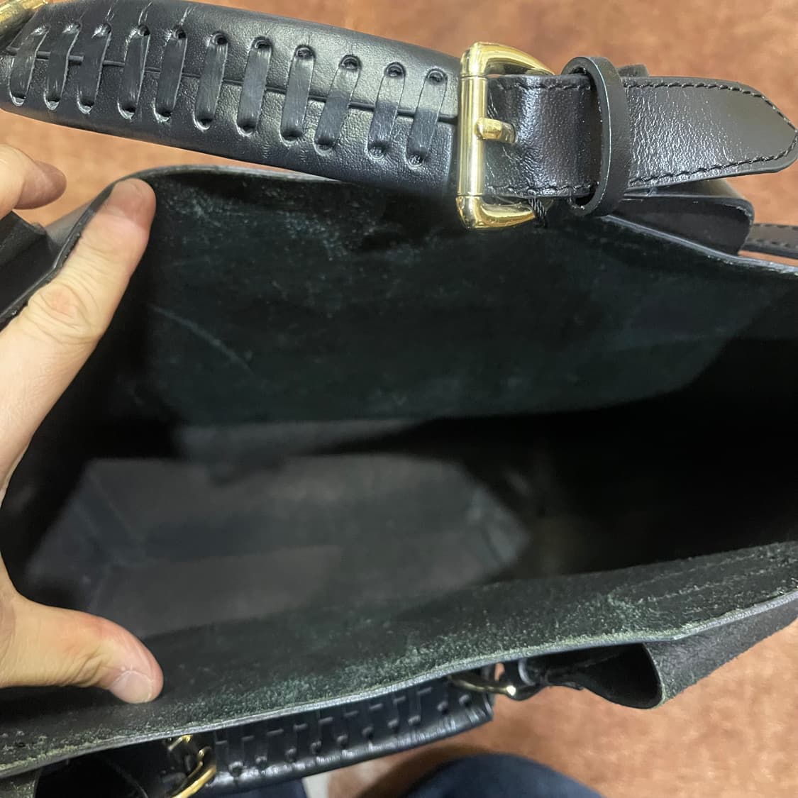 자라 통가죽 가방 상품이미지6